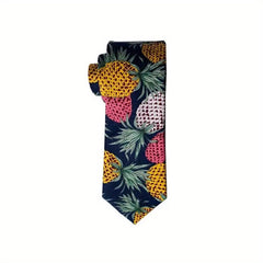 Men's Floral Necktie for Wedding Party Outfit
