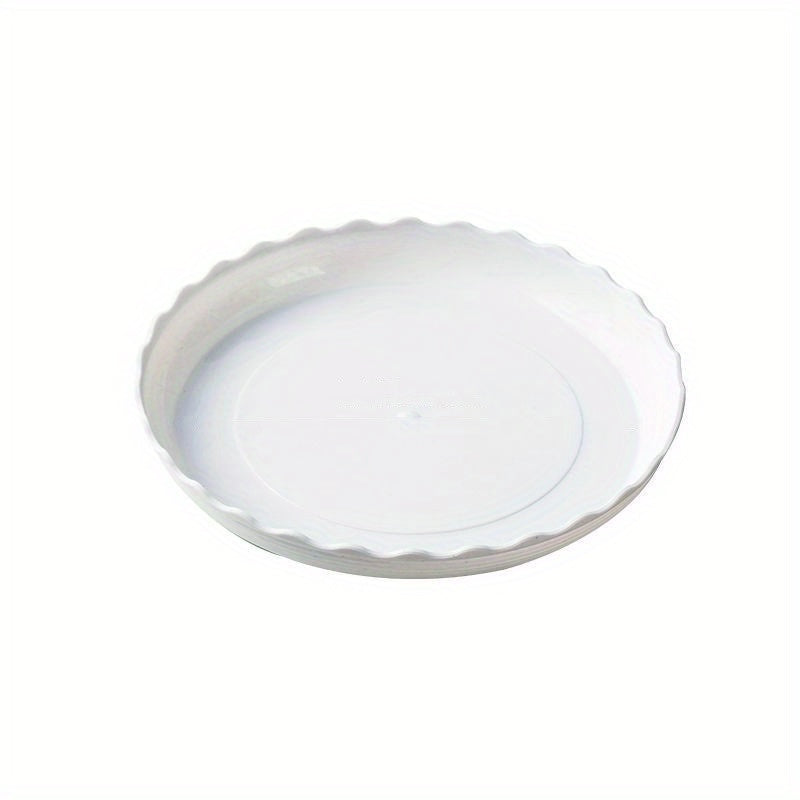 5pcs Plastic Planter Drain Trays for Patio Lawn & Garden