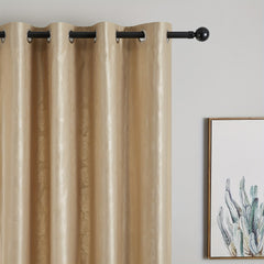 Rose Printed Blackout Curtains for Home Decor