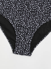 Polka Dot Bikini Set Women's Plus Size Boho High Stretch Bathing Suit