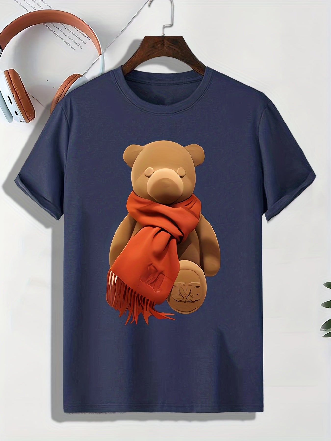 Men's Teddy Bear Pattern Active Tee