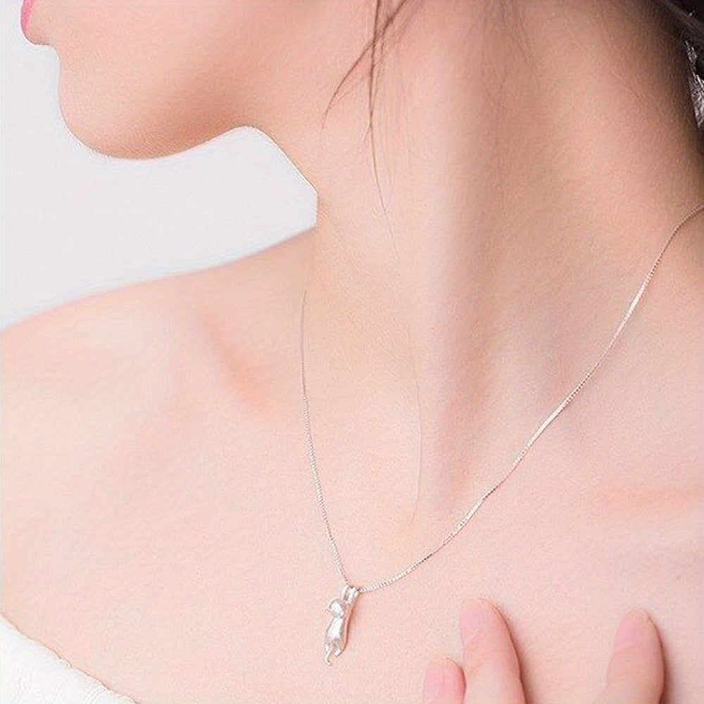 Cat Shape Pendant Necklace For Women Daily Casual Party Jewelry
