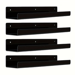 Acrylic Floating Shelves Nursery Toy Storage Rack Wall Hanging Mini Toy Display