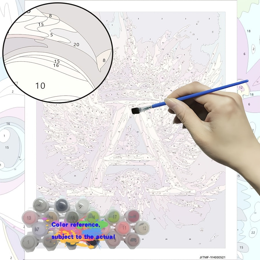 DIY Painting by Numbers Kit Letter A Personal Collection Christmas Birthday