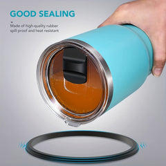 Spill Proof Tumbler Replacement Lids for 20oz and 30oz Cups