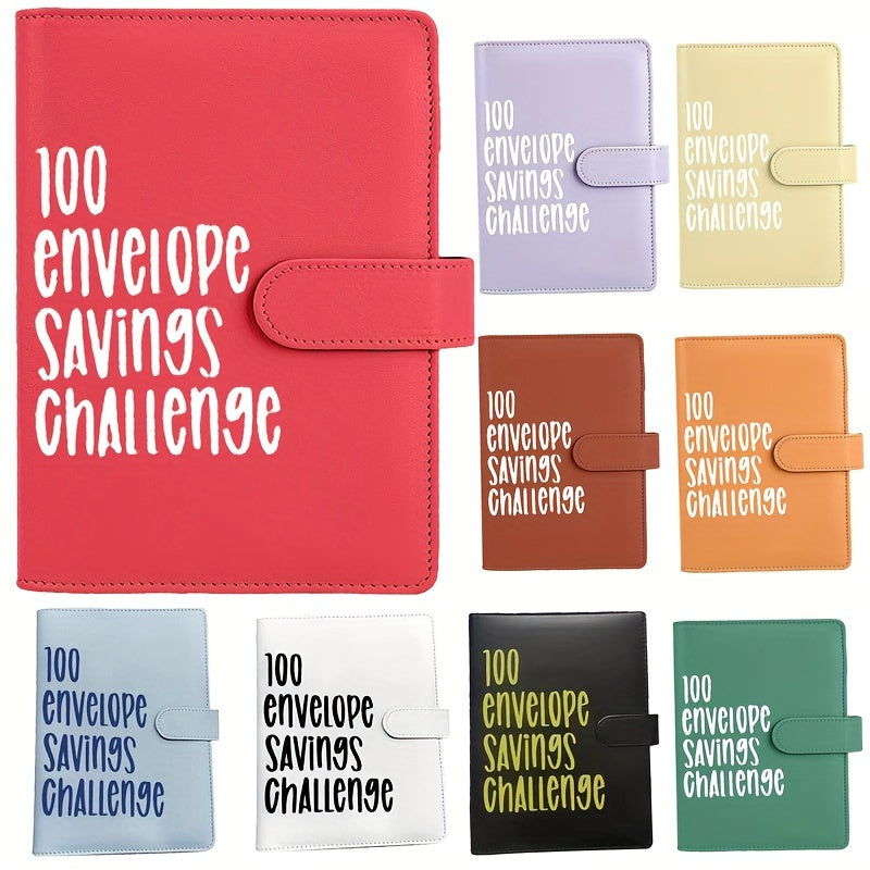 Challenge Cash Budget A5 Notebook PU Loose leaf Couple Planning Book