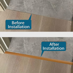 1pc Laminate Floor Separator Connects Floor Gaps Brown Wood Grain