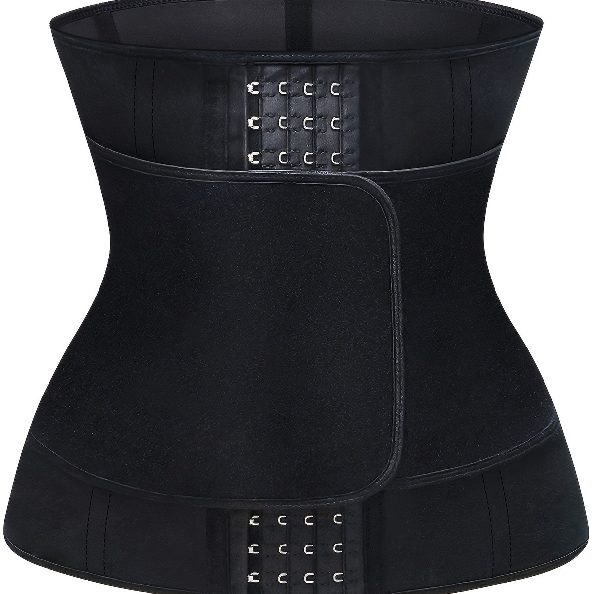 Women's Neoprene Waist Trainer with Double Belts High Stretch Fabric