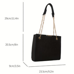 Argyle Quilted Tote Bag Chain Crossbody Purse