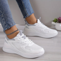 Women's Mesh Breathable Sneakers Lightweight Non Slip Lace Up Shoes