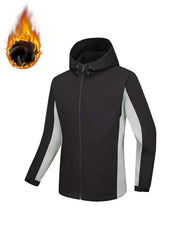Waterproof Windproof Hooded Ski Coat Warm Outdoor Jacket