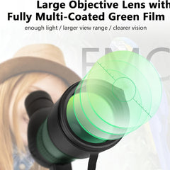 10x50 HD Birding Binoculars with Metal Tripod & Smartphone Adapter