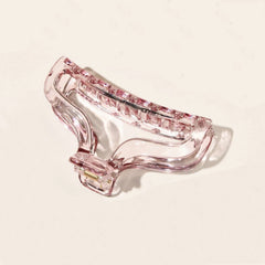 Clear Solid Hair Claw Clip Non Slip Strong Hold Grip Hair Jaw Clip Thick Hair