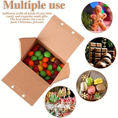 20pcs Mini Christmas Favor Boxes Xmas Treats Party Favors