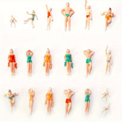 15 Mini Landscape Swimsuit Dolls Sand Table Figure Models DIY