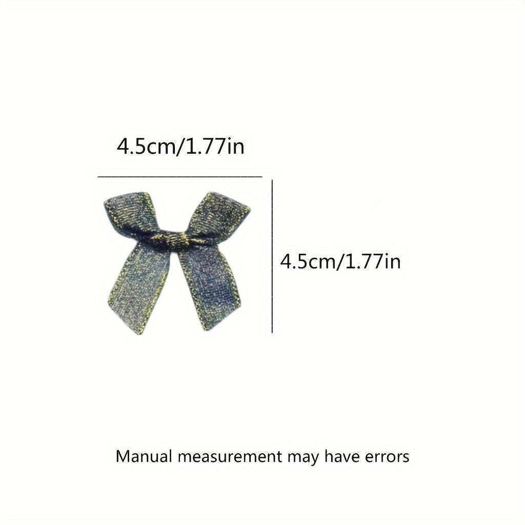 20pcs Golden Onion With Bows DIY Decorative Bows For Decorations