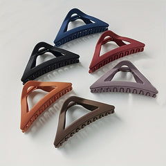 Matte Hair Claw Ponytail Holder Solid Shark Claw Hair Accessories