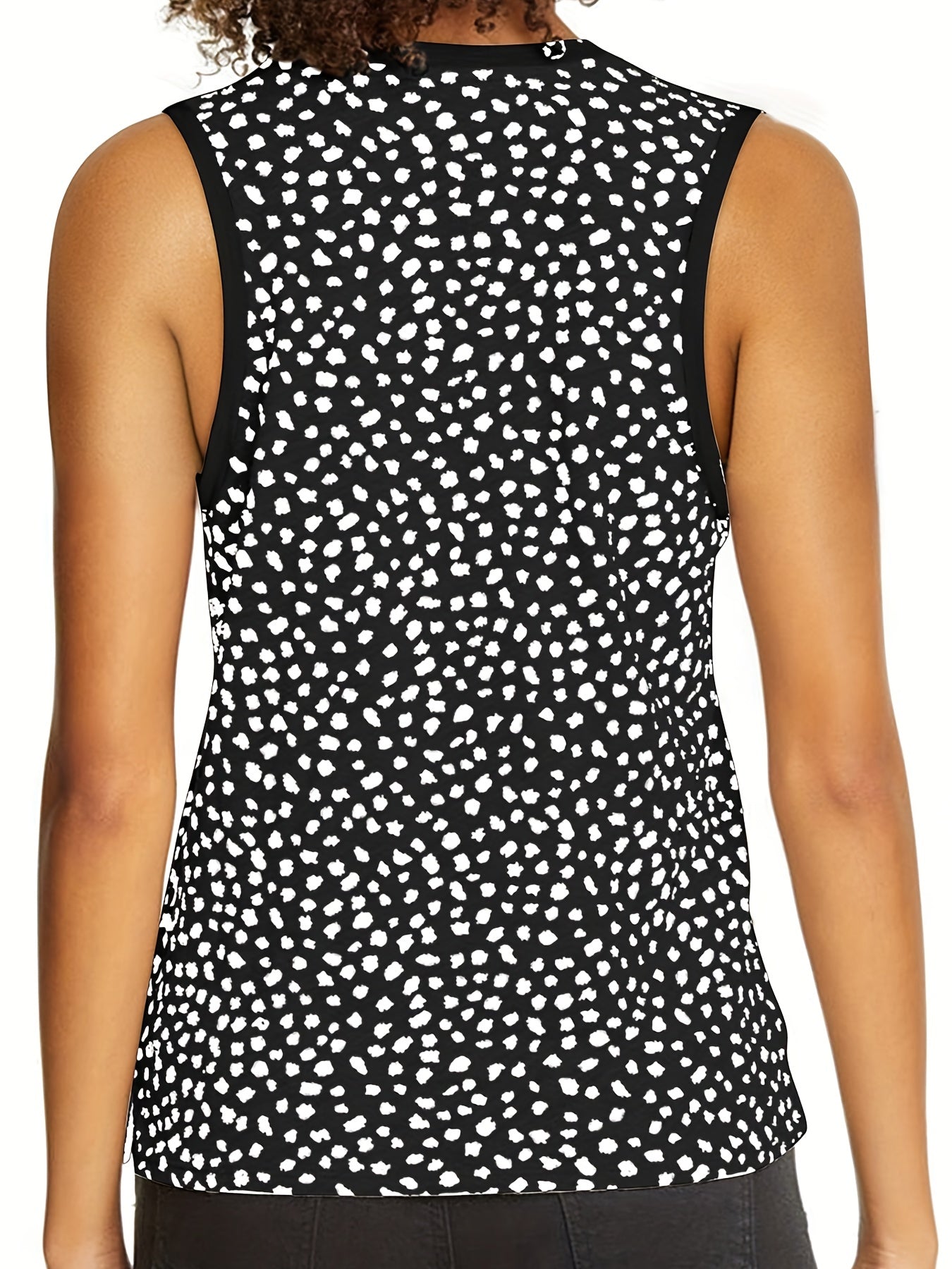 Leopard Print Sleeveless Tank Top for Summer