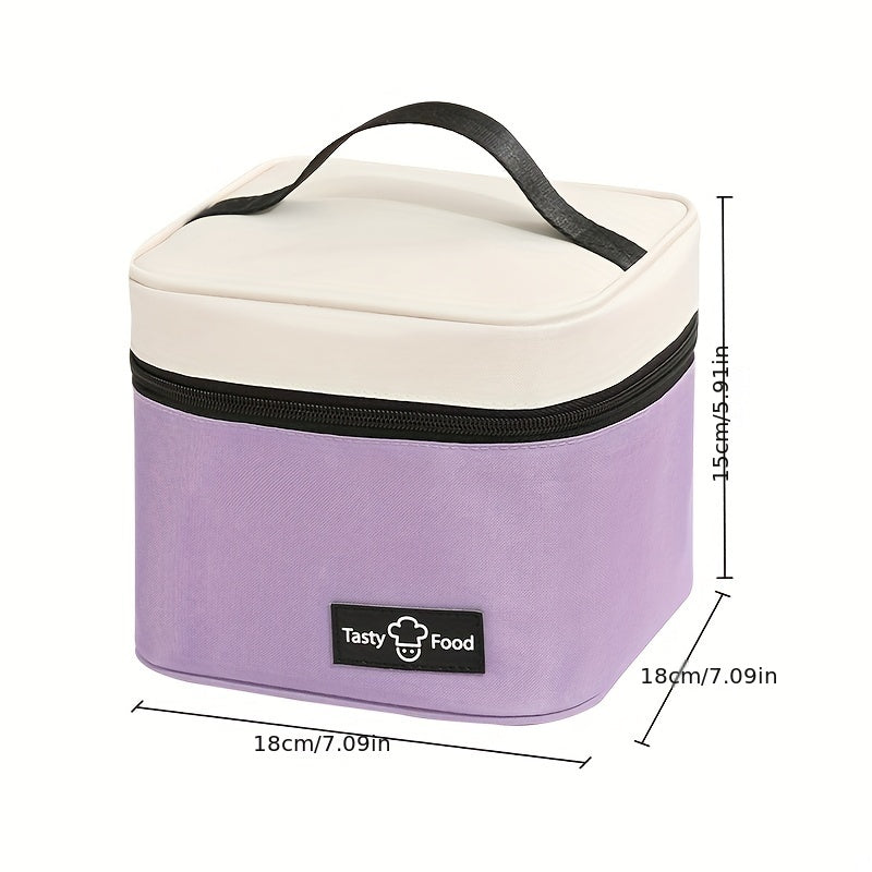 Dopamine Small Square Picnic Bag Bento Bag Lunch Bag