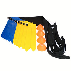 15pcs American Football Waist Flag Set for Competition and Training