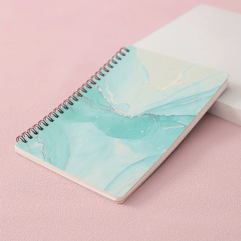 A5 Marble Page Texture Notebook 80 Sheets