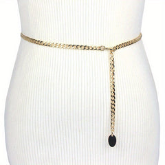 Metal Waist Chain Belt for Women Dress Clothes Accessories
