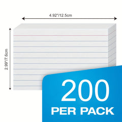 Ruled Index Cards 7 X 12 200 Pack Notecards