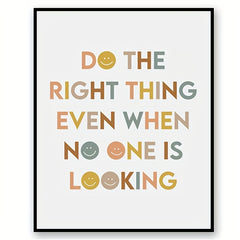 Be Kind & Do Right Thing 8x10 Boho Classroom Print