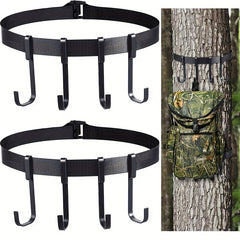 Outdoor Tree Rack with Durable Hooks for Archery Camping