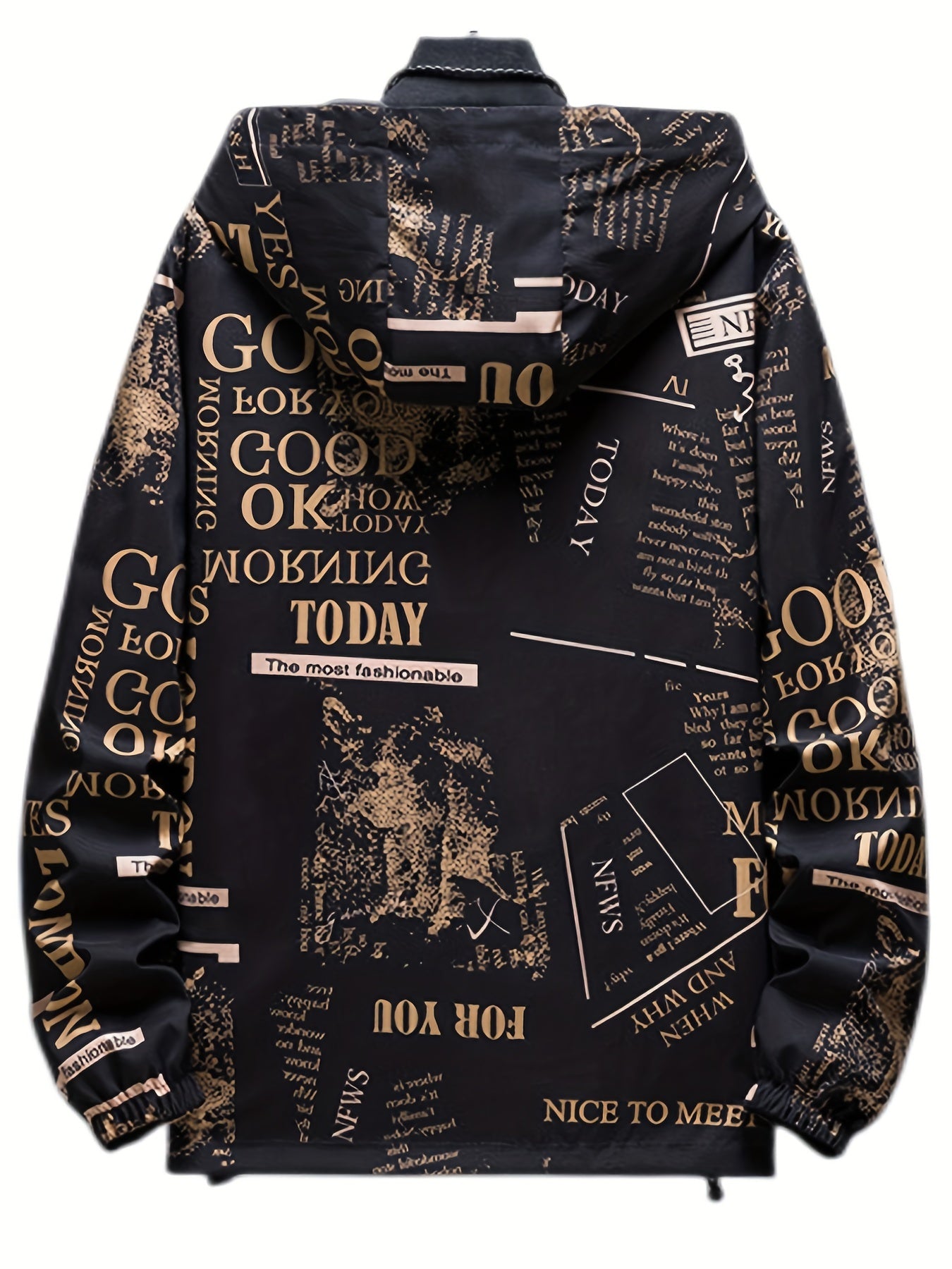 Spring Autumn Mens Casual Reversible Hoodie Jacket Men Clothes