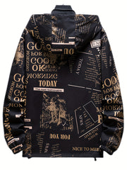 Spring Autumn Mens Casual Reversible Hoodie Jacket Men Clothes