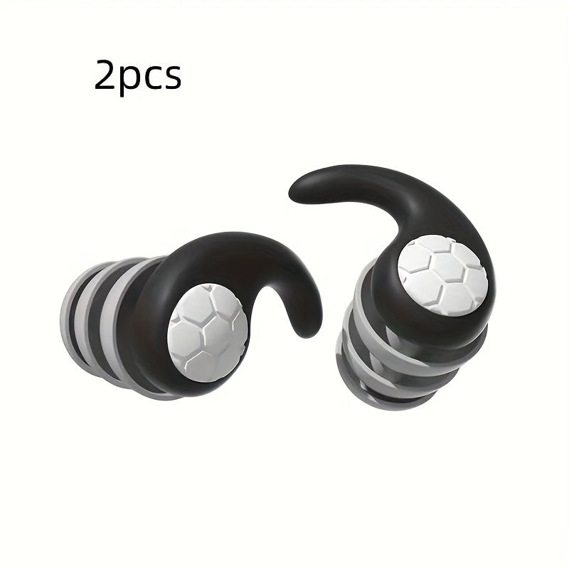 2pcs Waterproof Earplugs for Sleeping Swimming & Travel