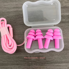 Silicone Earplugs For Swimming And Sleeping - Comfortable Wearing And Soundproof