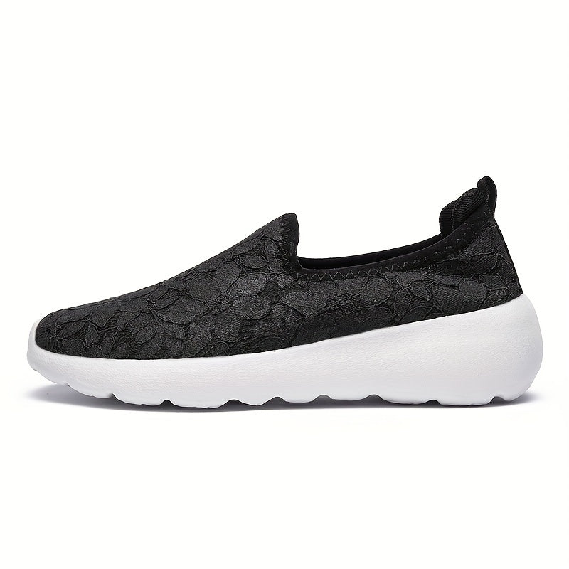 Women's Mesh Breathable Walking Shoes Thick Bottom Outdoor Shoes