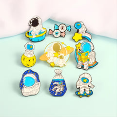 Spaceman & Starfleet Lapel Pins for Cartoon Planet