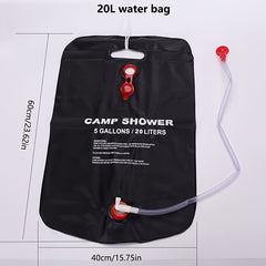 1pc Camping Bathing Bag Outdoor Folding Water Bag Shower Bag