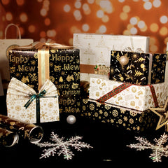 6pcs Colorful Cartoon Birthday Gift Wrapping Paper Roll
