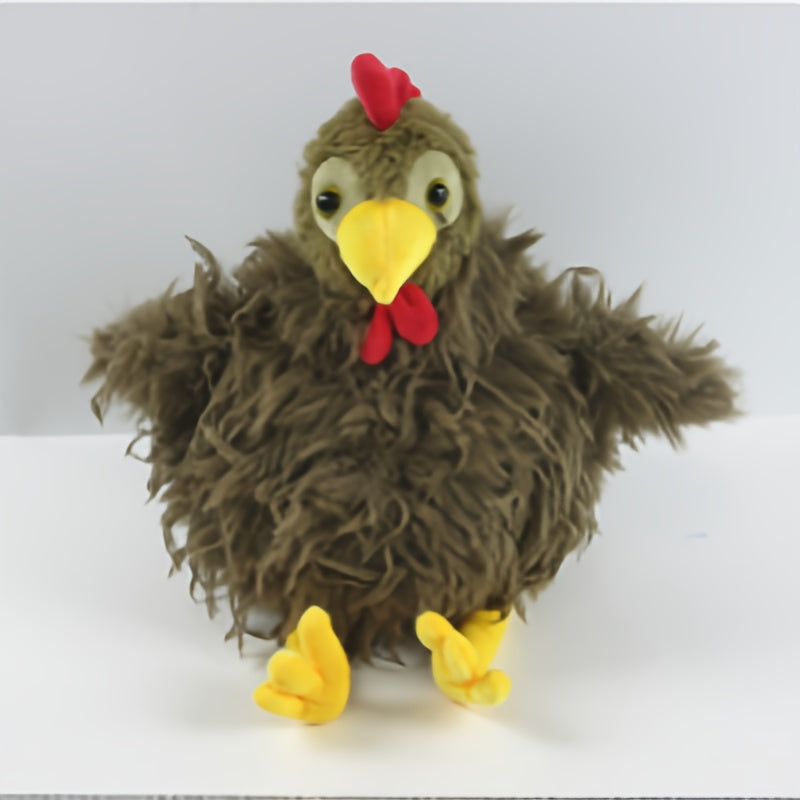 28Cm Chicken Plush Toy Rooster Shape Soft Comfortable Home Decoration Birthday