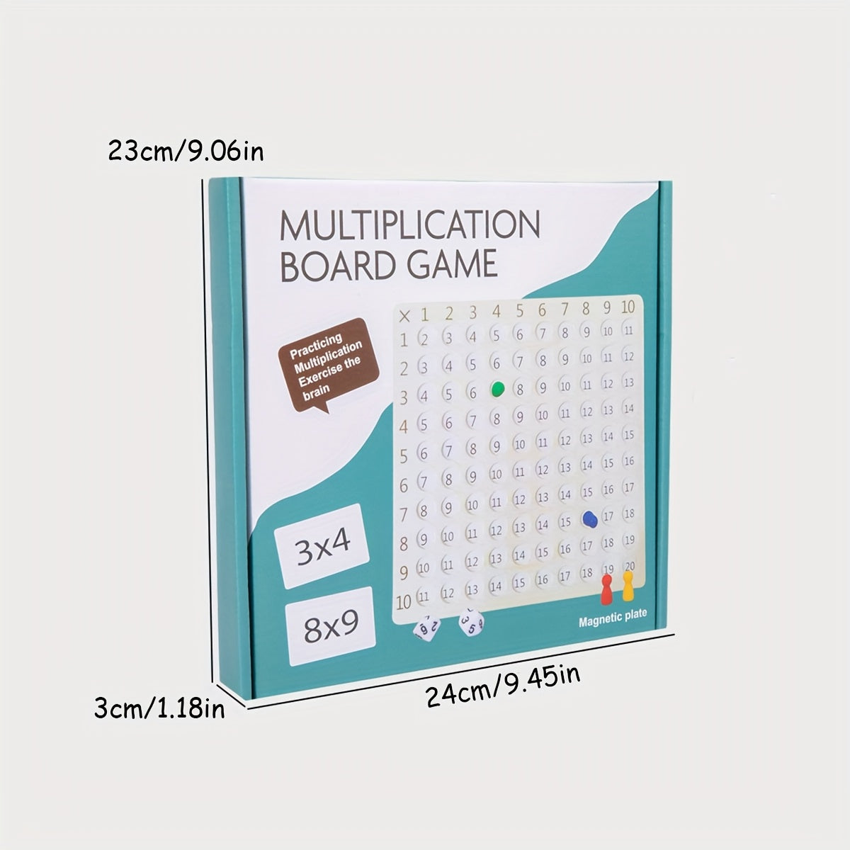 Wooden Math Toys Multiplication Table for Arithmetic Teaching Aids