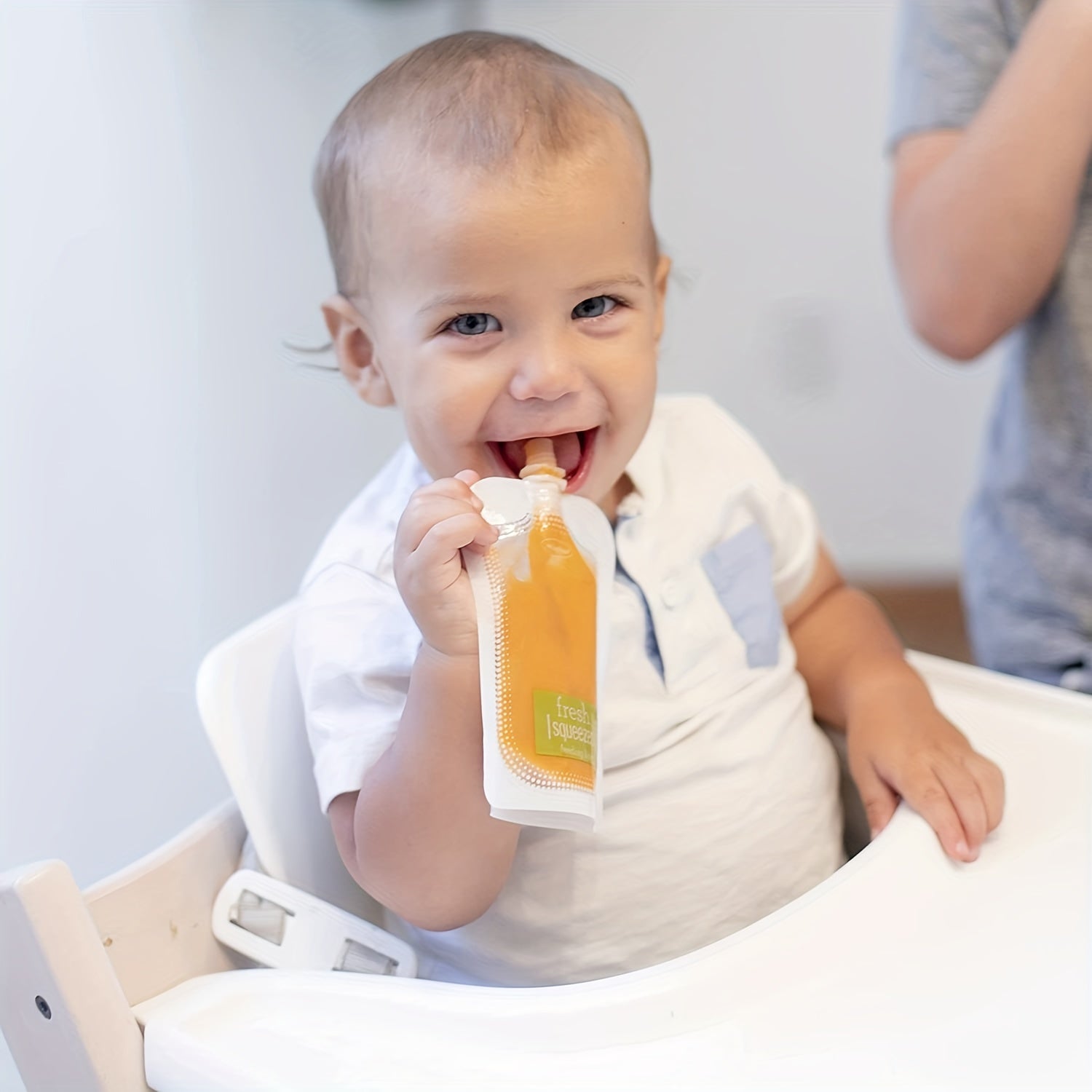 Kids Fruit Mud Squeezer Food Maker Manual Baby Food Storage Bag