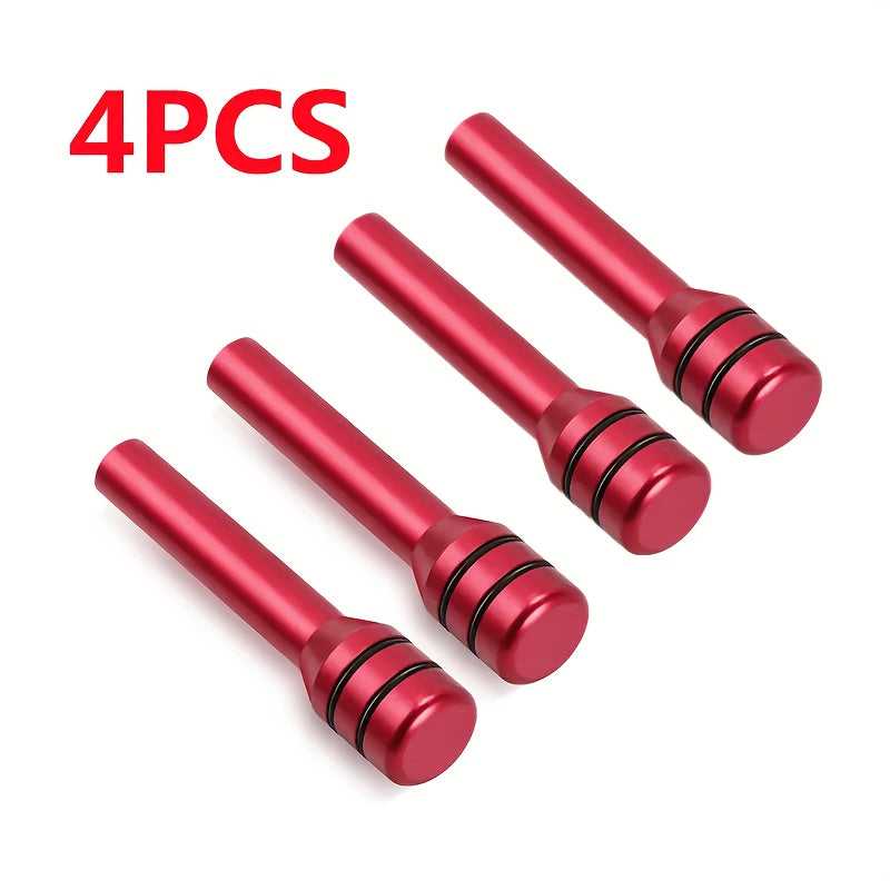 4pcs Car Security Door Lock Pins Universal Interior Door Lock Knob Pull Pins