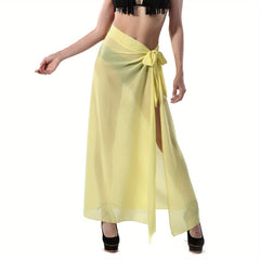 Women's Chiffon Sarong Sheer Wrap Scarf Beach Towel