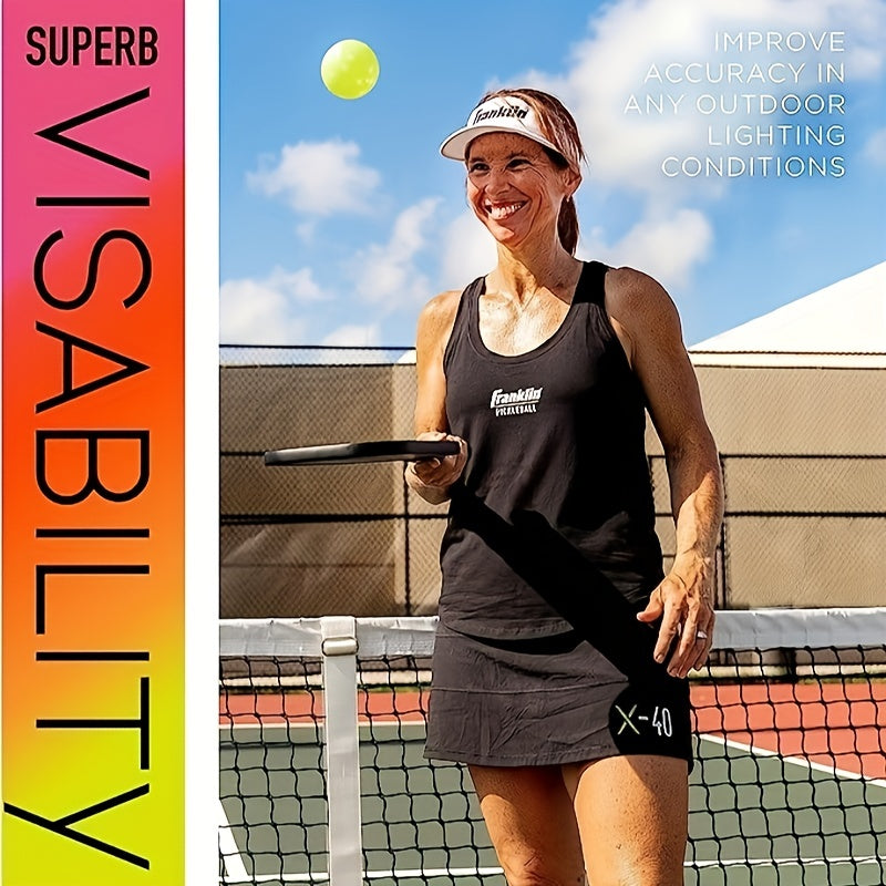 4pcs Pickleballs Balls 40 Holes for Training and Entertainment