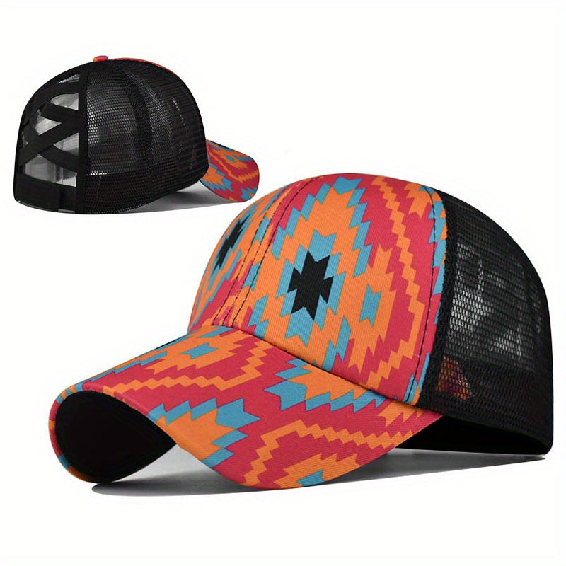 Unisex Mesh Trucker Cap Baseball Hat Sun Hat Dad Fishing Hat