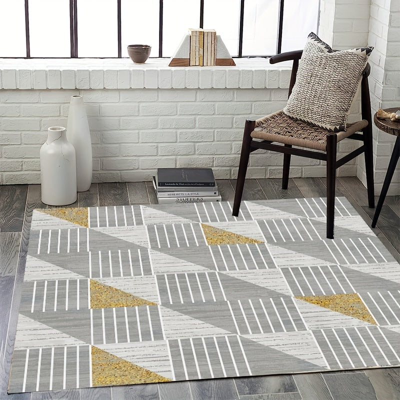 Fluffy Wool Area Rug Modern Large Carpet for Living Room Bedroom