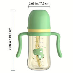 Spill Proof Magic Sippy Cup With Straw Handle For Baby