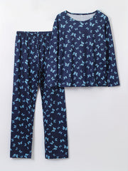 Boys Dinosaur Pajama Set Long Sleeve Top & Pants