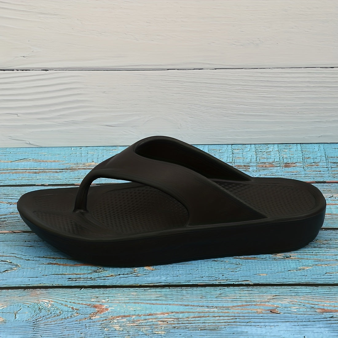 Women's Minimalist Flip Flops Solid Soft Thick Sole Non slip Casual Slides