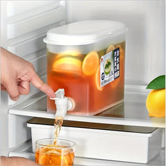 Cold Water Kettle with Faucet Modern and Lemon Fruit Design