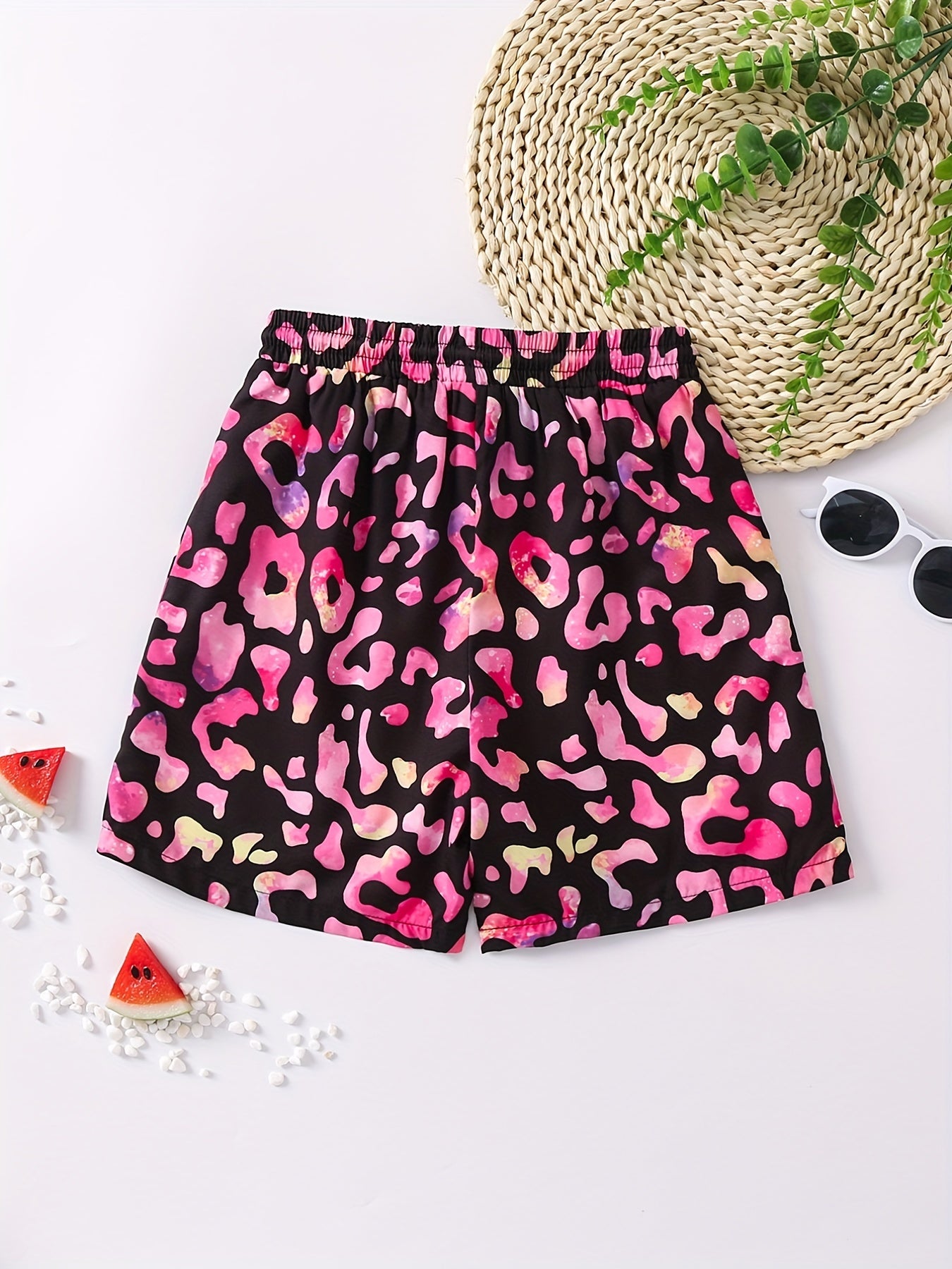 Kids Big Boys Digital Print Beach Short Pants